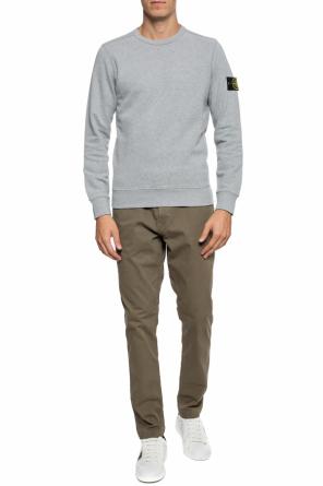 Sweatshirt with a logo application, zdjęcie 2 Sweatshirt with a logo application od Stone Island